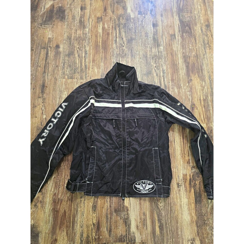 Victory Motorcycles Women's Motorcycle Riding Jacket Black Reflective Moto